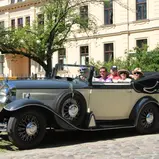Horch 420 Sportcabriolet von Joachim und Hannelore Schönberg, Gewinner des DEKRA Sonderpokals und 2. Platz um den VREDESTEIN-Pokal