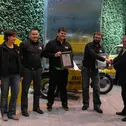ADAC Motorrad-Referent Dieter Junge überreichte Urkunden an den Vorstand des MSC Gaildorf Ralf Schweda, Sven Wolpert, Michael Windmüller, Petra Raaf