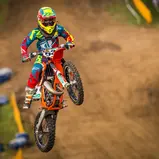 ADAC MX Masters 2017, Holzgerlingen, Constantin Piller ( Deutschland / KTM / MSC Freisinger Bär ) auf seiner Maschine beim ADAC MX Junior Cup