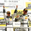 ADAC GT Masters, Hockenheim, YACO Racing, Philip Geipel, Rahel Frey, Podium