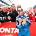 Mit seinem Team Abt Sportsline jubelte Ricardo Feller über seinen zweiten Podiumsplatz der Saison 