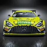 Der „Mamba“-Look von Jules Gounon sorgt für Aufsehen (Foto: Mercedes-AMG)