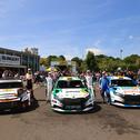 Die Top Drei der Rallye ADAC Mittelrhein der DRM-Wertung.