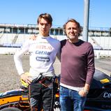 Brando Badoer (15/ITA/Van Amersfoort Racing) mit seinem Vater Luca Badoer, dem ehemaligen Formel-1-Fahrer 