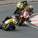 ADAC Mini Bike Cup, Faßberge, Viertakt-Nachwuchsklasse, Kevin Orgis (38), Valentino Frankenberger (42), Philip Jork (36)