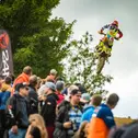 Jeremy Seewer freute sich in der MX2-Weltmeisterschaft über den Vize-Weltmeister-Titel