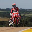 Schnellster im Zeittraining der Moto3 wurde der Spanier Izan Guevara