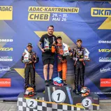 Podium Klasse OK-N Junior, DKM in Cheb