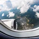 Für die Fahrer ging es bei einem Rundflug im DTM-Flieger über den Nürburgring