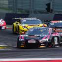 Der pinke Audi R8 von Åhlin-Kottulinsky/Bonanomi