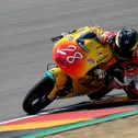 Dirk Geiger war erstmals im Rahmen der Motorrad-WM unterwegs Dirk Geiger war erstmals im Rahmen der Motorrad-WM unterwegs