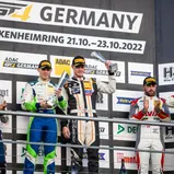 Podium Rennen 1, ADAC GT4 Germany, Hockenheimring