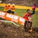 Der Niederländer Bas Vaessen freute sich als Gewinner des ADAC MX Youngster Cup ebenfalls über lukratives Preisgeld.