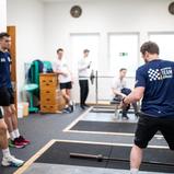 Krafttraining im Rahmen der Veranstaltung in Ruit