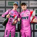 Mattis Pluschkell (links) und Maksymilian Angelard (rechts) sind beste Junioren im Prototype Cup Germany 2025