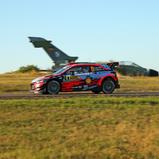 Ein Highlight der ADAC Rallye Deutschland sind die Wertungsprüfungen auf der berühmten „Panzerplatte“