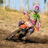 Der Deutsche Meister der 250 ccm-Klasse, Peter König, wird 2025 in die DMX Open wechseln (Foto: Kai Brake)