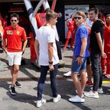 ADAC Formel 4, Hockenheim, Charles Leclerc, Ferrari, Niklas Krütten (Van Amersfoort Racing), Arthur Leclerc (US Racing CHRS), Gianluca Petecof (Prema Powerteam), Théo Pourchaire (US Racing CHRS) und Roman Stanek (US Racing CHRS)