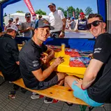 Autogrammstunde mit Jordi Tixier (Frankreich / KTM / KTM Sarholz Racing Team) und Adam Sterry (Großbritannien / KTM / KTM Sarholz Racing Team)