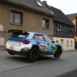 Julius Tannert gewann mit Co-Pilot Frank Christian seine Heimrallye