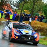 Esapekka Lappi (FIN, Hyunday) konnte zu Beginn der Samstagsetappe mit starken Zeiten überzeugen, schied dann aber nach einem Unfall vorzeitig aus