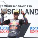 Augusto Fernandez aus Spanien dominierte das Rennen der Moto2-Kategorie