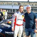 Robert Renauer mit Kugelstoßer Simon Bayer