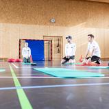 Fitnessübungen standen genauso auf dem Programm wie Seminare