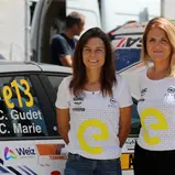Ihnen war Fortuna in Weiz alles andere als hold: Cindy Gudet und Cécile Marie