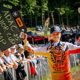 Lucas Leok ( Estland / Husqvarna / KTM MX FUTURES ) beim ist der neue Meister beim ADAC MX Junior Cup