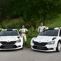 Pirmin Winklhofer, Marijan Griebel, Tobias Braun, Fabian Kreim (v.l.n.r., Foto: Škoda Auto Deutschland)