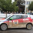 Neuer Führender im ADAC Rallye Masters: Johannes Dambach im Suzuki Swift