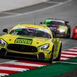 Mercedes-AMG GT4 der Tabellenführer Julien Apothéloz und Luca Trefz