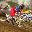 Pressekonferenz, ADAC MX Junior Cup 125ccm, Maximilian Spies ( Deutschland / Husqvarna / ADAC Berlin-Brandenburg ) auf seiner Maschine beim ADAC MX Youngster Cup in Fürstlich Drehna 2017