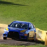 Deutsche Rallyemeisterschaft, ADAC Rallye Masters 2019; 6. Lauf, ADAC Knaus Tabbert 3-Städte-Rallye (Photo by Sascha Dörrenbächer)  #9-Hermann Gassner, Mitsubishi Lancer Evo X R4