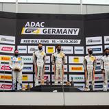 Das Podium der ADAC GT4 Germany auf dem Red Bull Ring