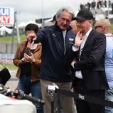 ADAC Ehrensportpräsident Hermann Tomczyk und Michael Kretschmer, Ministerpräsident des Freistaates Sachsen (l-r)