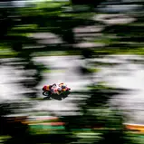 Sachsenring-Seriensieger Marc Marquez fuhr am Vormittag die schnellste Runde