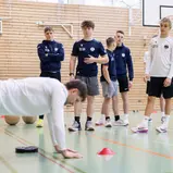 Sportpsychologen zeigen den Nachwuchsfahrern wichtige Trainingsmethoden (Foto Gruppe C Photography)