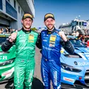 Doppelter BMW-Jubel: Marco Wittmann und René Rast (l-r)