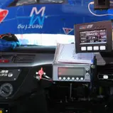 Der Rallyeleiter kann Nachrichten auf das Display senden