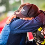 ADAC MX Masters, Tensfeld, Henry Jacobi ( Deutschland / Husqvarna / STC Racing ) mit seinem Vater Mathias