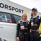 Solider Einstand im ADAC Opel Rally Junior Team: Luca Pröglhöf und Beifahrerin Christina Ettel
