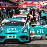 #9 / Overdrive Racing / Porsche 718 Cayman GT4 CS MR / Tano Neumann / Joachim Bölting