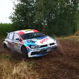 DRM, ADAC Rallye Masters 2019, 4. Lauf, ADAC Rallye "Rund um die Sulinger Bärenklaue", Dennis Rostek, VW Polo GTI R5