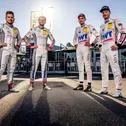 Titelkandidaten: Christopher Mies, Ricardo Feller, Luca Stolz und Maro Engel (v. l.)