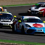 #27 / Team Buchbinder Rent-a-Car / Porsche 718 Cayman GT4 CS MR / Stephan Grotstollen / Georg Braun