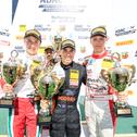 ADAC Formel 4, Nürburgring, Siegerehrung, Prema Powerteam, Juri Vips, Van Amersfoort Racing, Joey Mawson, Neuhauser Racing, Nicklas Nielsen