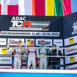 Podium Samstag ADAC TCR Germany Hockenheimring 2022