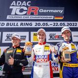 Junior-Podium Rennen 2, ADAC TCR Germany Red Bull Ring